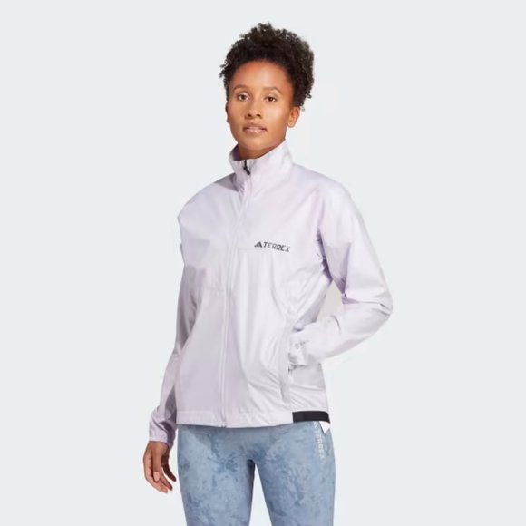 Adidas Women's Terrex Multi Wind Jacket Size Small Light Purple NWT - Picture 1 of 13